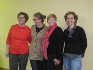 left to right - Erin Murphy, Sara Sargent, Heather Alexander, Victoria Wells Arms